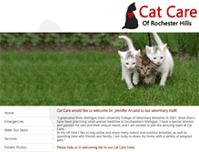 Tablet Screenshot of catcareonline.com